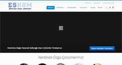 Desktop Screenshot of eskom.com.tr