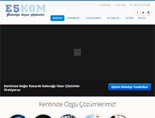 Tablet Screenshot of eskom.com.tr
