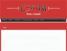 Tablet Screenshot of eskom.rs